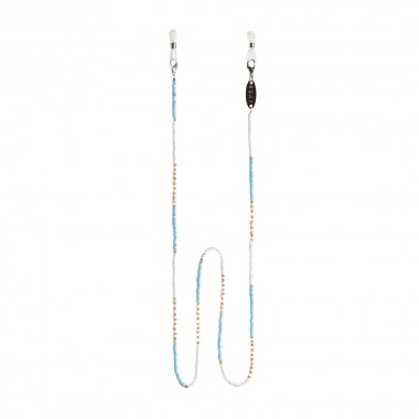 ROXY BEADS & STONES SUNGLASSES RETAINER TURQUOISE/WHITE