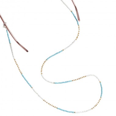 ROXY BEADS & STONES SUNGLASSES RETAINER TURQUOISE/WHITE