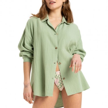 ROXY MORNING TIME W LS SHIRT BASIL