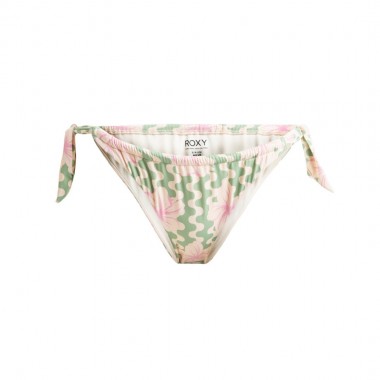 ROXY HIBISCUS DAZE ELONGATED TRI/MODERATE BIKINI SET BASIL PRTY