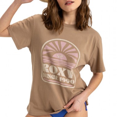 ROXY HANGLOOSE POSTER W T-SHIRT PORTABELLA