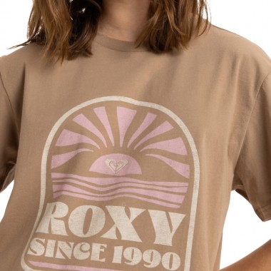 ROXY HANGLOOSE POSTER W T-SHIRT PORTABELLA