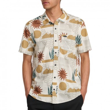 RVCA ANYTIME SHIRT NATURAL