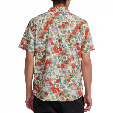 RVCA BOTANICAL SHIRT GREEN TEA