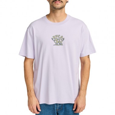 RVCA UNITED T-SHIRT PASTEL LILAC
