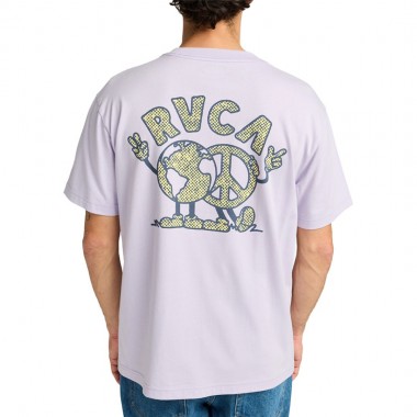 RVCA UNITED T-SHIRT PASTEL LILAC