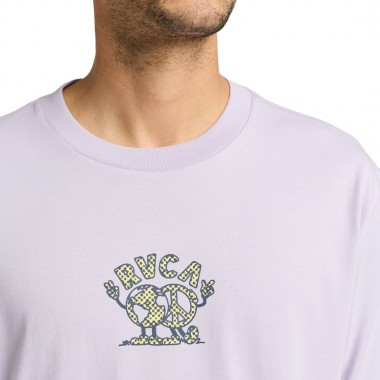 RVCA UNITED T-SHIRT PASTEL LILAC