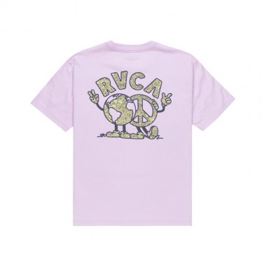 RVCA UNITED T-SHIRT PASTEL LILAC