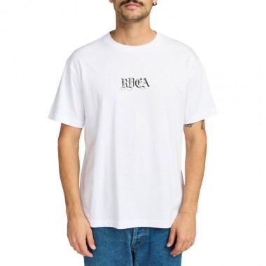 RVCA BENJ BATTLE T-SHIRT WHITE