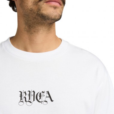RVCA BENJ BATTLE T-SHIRT WHITE