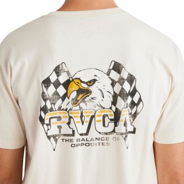RVCA RACE DAY T-SHIRT SALT