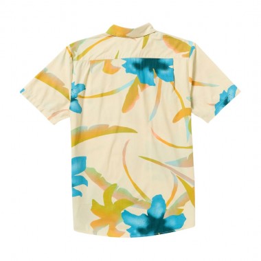 VOLCOM TRACERS FLORAL SHIRT LIGHT BEIGE