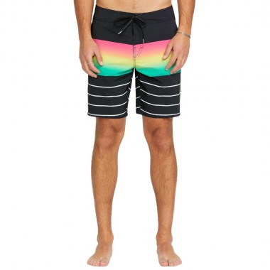 VOLCOM QUARTA FADE MOD BOARDSHORTS 19&quot NEW BLACK