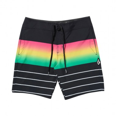 VOLCOM QUARTA FADE MOD BOARDSHORTS 19&quot NEW BLACK