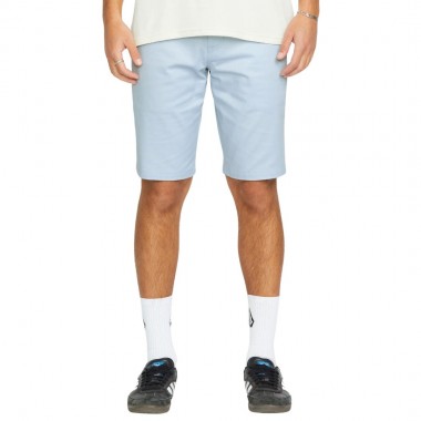 VOLCOM FRICKIN MODERN STRETCH SHORTS 21&quot CAROLINA BLUE