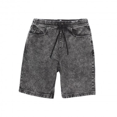 VOLCOM FREAZY LOOSE ELASTICATED WAIST SHORTS 22&quot LIGHT ACID BLK