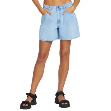 VOLCOM STONED BOYFRIEND W SHORTS BLUE BIRD