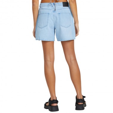 VOLCOM STONED BOYFRIEND W SHORTS BLUE BIRD