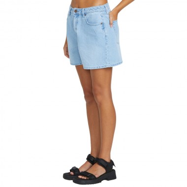 VOLCOM STONED BOYFRIEND W SHORTS BLUE BIRD
