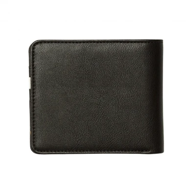 VOLCOM SLIM STONE LARGE BI-FOLD WALLET BLACK