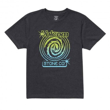VOLCOM DEEP TRANCE K T-SHIRT CHARCOAL HEATHER