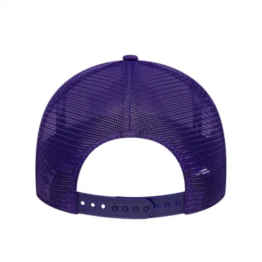 NEW ERA NBA LA LAKERS SIDE PATCH ADJ TRUCKER CAP PURPLE