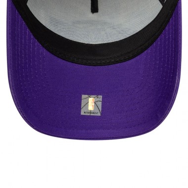 NEW ERA NBA LA LAKERS SIDE PATCH ADJ TRUCKER CAP PURPLE
