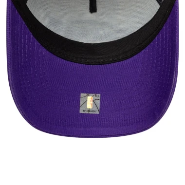 NEW ERA NBA LA LAKERS SIDE PATCH ADJ TRUCKER CAP PURPLE