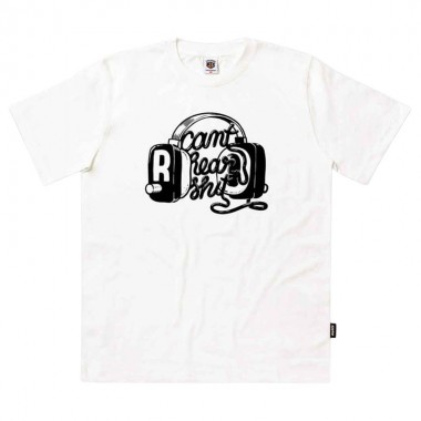 THE DUDES CANT HEAR SEASONAL T-SHIRT WHITE