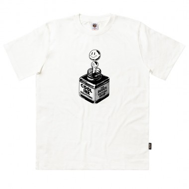 THE DUDES COOL INK SEASONAL T-SHIRT WHITE