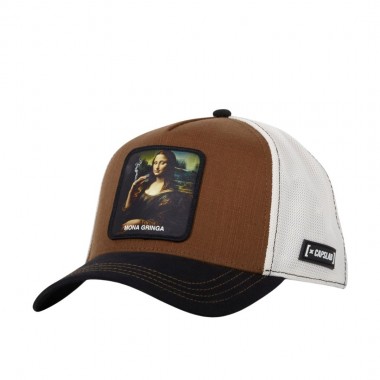 CAPSLAB MONA CHICA ADJ TRUCKER CAP