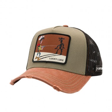 CAPSLAB X LUCKY LUKE COWBOY ADJ TRUCKER CAP