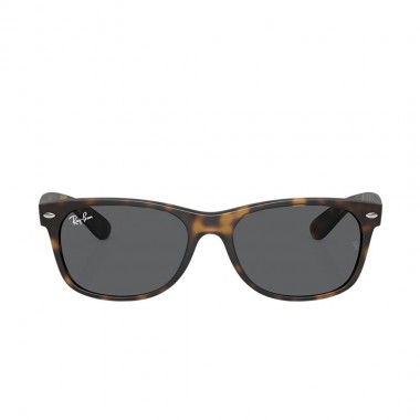RAY-BAN NEW WAYFARER CLASSIC SUNGLASSES MATTE HAVANA/DARK GREY