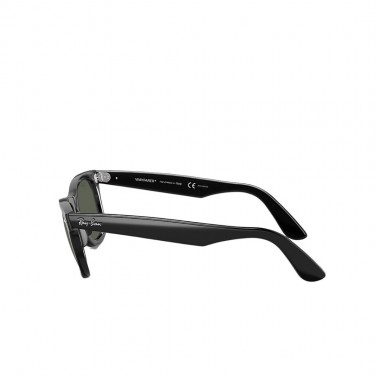 RAY-BAN ORIGINAL WAYFARER CLASSIC SUNGLASSES P.BLK/POLAR GREEN