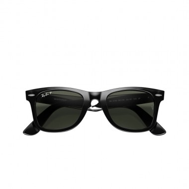 RAY-BAN ORIGINAL WAYFARER CLASSIC SUNGLASSES P.BLK/POLAR GREEN