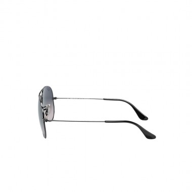 RAY-BAN AVIATOR GRADIENT SUNGLASSES P.GUNMETAL/POLAR BLUE/GREY
