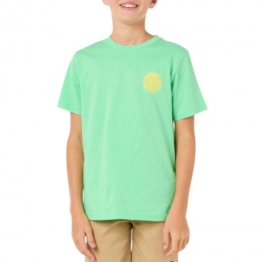 RIP CURL WETSUIT ICON K TEE NEON GREEN