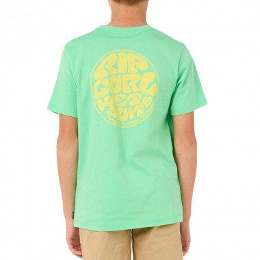 RIP CURL WETSUIT ICON K TEE NEON GREEN