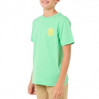RIP CURL WETSUIT ICON K TEE NEON GREEN