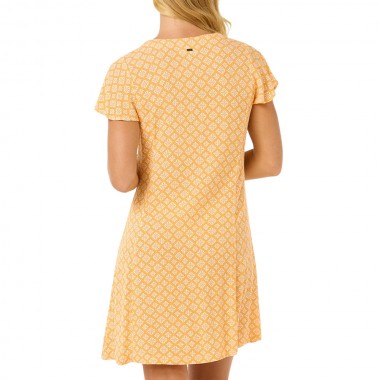 RIP CURL SAN CARLOS BUTTON SS MINI DRESS MANGO