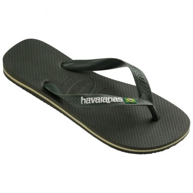 HAVAIANAS BRASIL LOGO SANDALS GREEN OLIVE