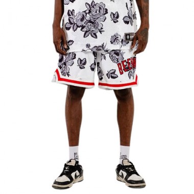 BEE UNUSUAL DOILY MESH BASKETBALL SHORTS WHITE