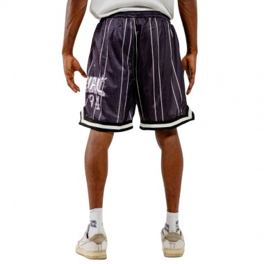 BEE UNUSUAL RETRO BASKETBALL SHORTS BLACK