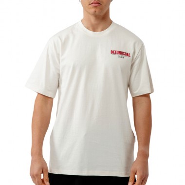 BEE UNUSUAL BREAK FREE RELAXED T-SHIRT OFF WHITE