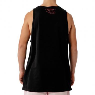 BEE UNUSUAL SLOW WAVES TANK TOP BLACK