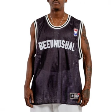 BEE UNUSUAL BASKETBALL TANK TOP BLACK