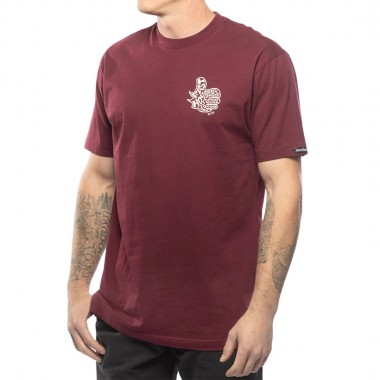 FASTHOUSE SATISFACTION TEE MAROON