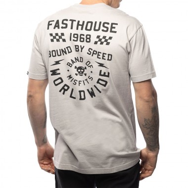 FASTHOUSE SEAVER TEE LIGHT GRAY