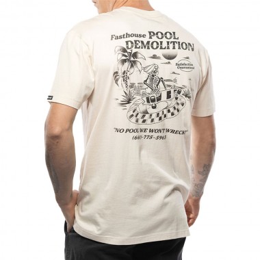 FASTHOUSE DEMOLITION TEE NATURAL