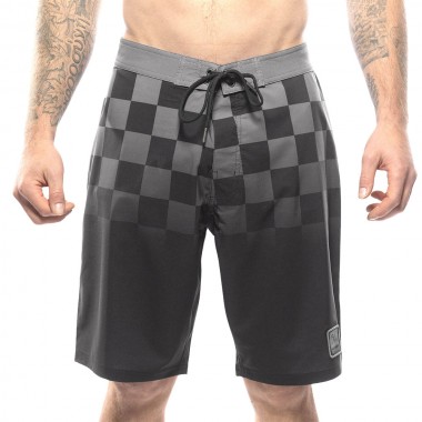 FASTHOUSE PISTON BOARDSHORTS 21&quot GRAY/BLACK